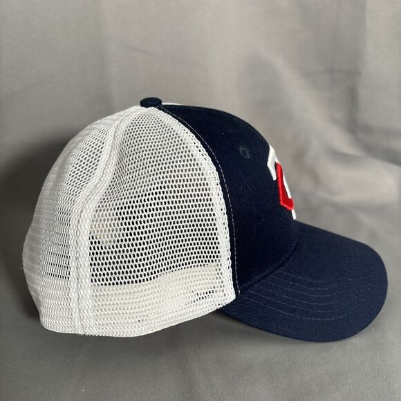 Minnesota Twins Trucker Hat Snap Back Melonwear White & Navy Blue Baseball‎ Cap - Picture 4 of 8